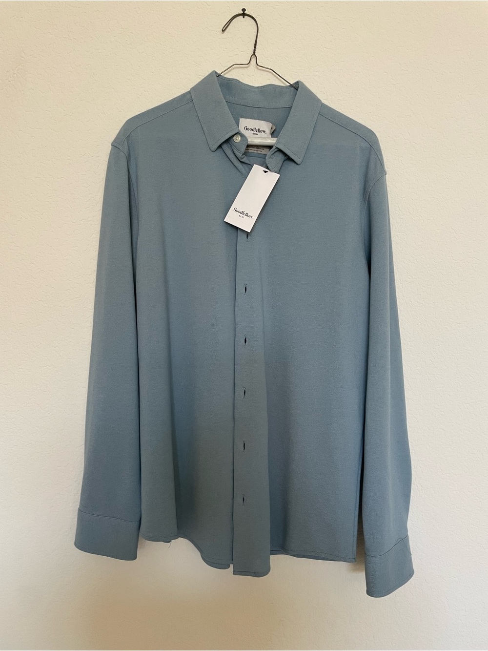 Target Men's Long Sleeve Dress Shirt - Dusty Blue